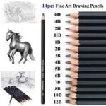 Professional Graphite & Charcoal Pencil Set – 14 Pcs
